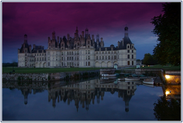 Chambord le soir