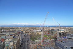 Views from the St Giles Monument in Princes Street