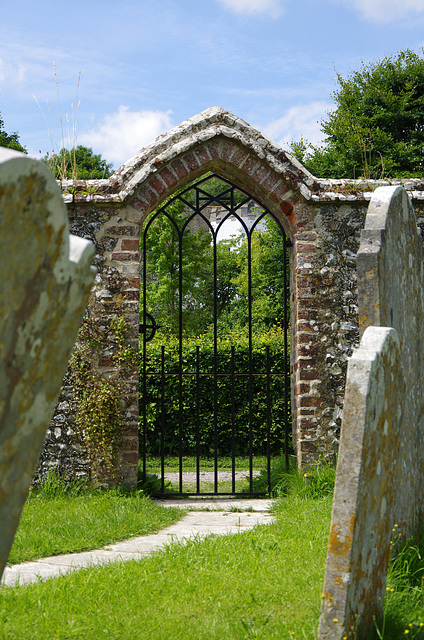 Churchyard Gate, St Andrew's, West Dean