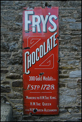Fry's Chocolate sign