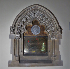 penshurst church, kent (85)c19 tomb of 1st viscount hardinge +1858, designed by salvin, made by phyffers