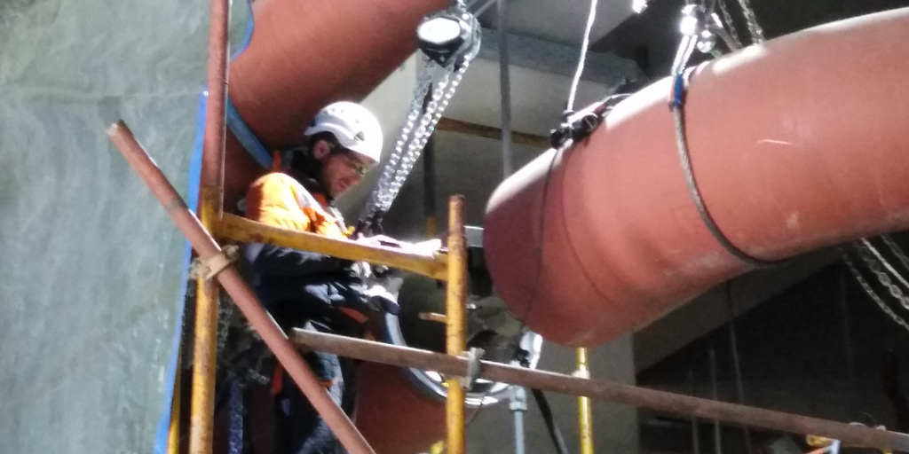 Vorwaermer Verbindung (Preheater connection)