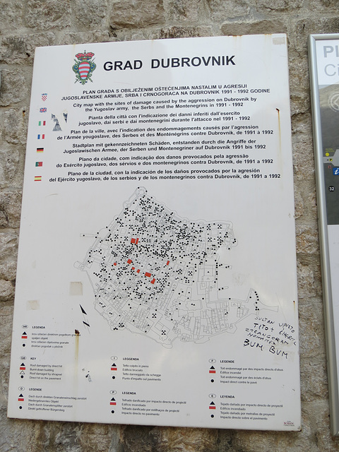 Dubrovnik : plan général.