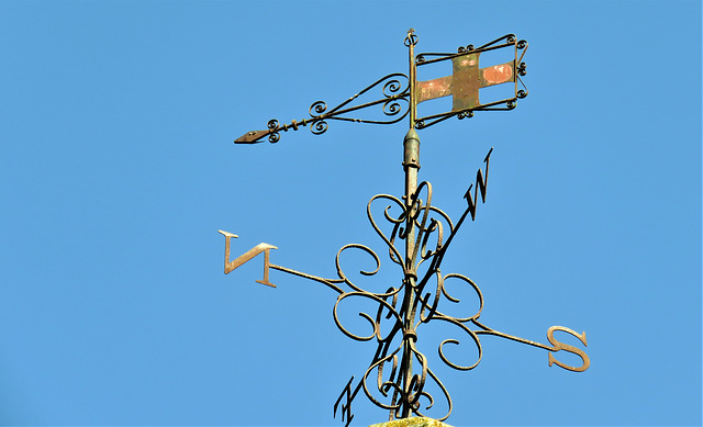 biddenden church, kent  (38) wind vane, prob. c20