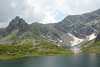 Bulgaria, The Twin Lake (2243m) and Black Rock of Haramiyata (2465 m) at the Left