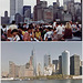 Lower Manhattan from the Ferry to the Statue of Liberty (Scan from June 1981)