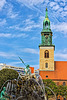 Berliner Marienkirche mit Neptunbrunnen
