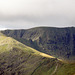 Striding Edge on Helvellyn from Place Fell