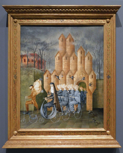 Hacia la Torre by Remedios Varo in the Metropolitan Museum of Art, January 2022