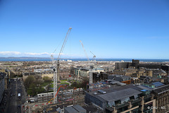 Views from the St Giles Monument in Princes Street