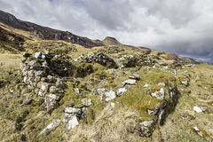 Hallaig house and Dùn Caan