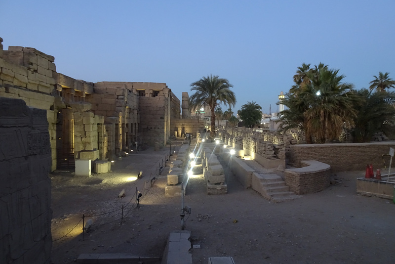 Luxor Temple At Dusk