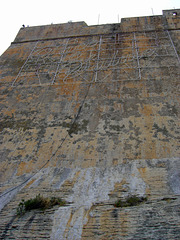 Die Mauer in Bonifacio