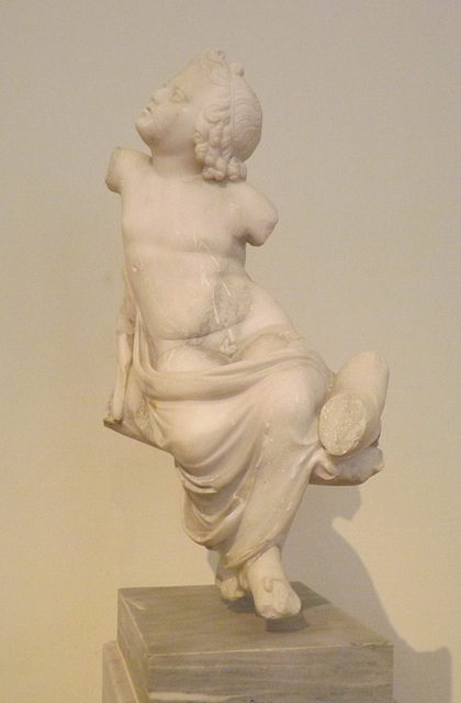 Statuette of Ploutos from Piraeus in the National Archaeological Museum of Athens, May 2014