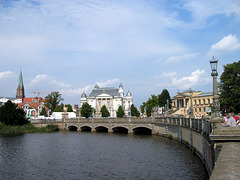 Schwerin - Brücke zum Schloß