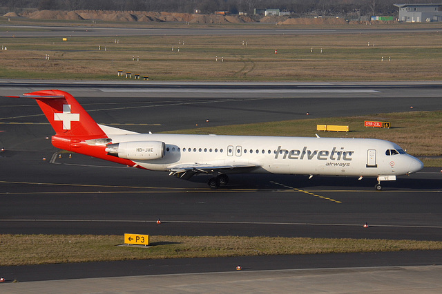 HB-JVE FK-100 Helvetic Airways