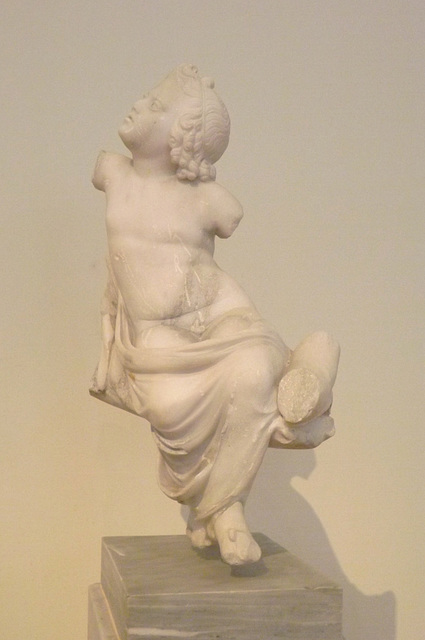 Statuette of Ploutos from Piraeus in the National Archaeological Museum of Athens, May 2014