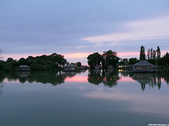 Village flottant de Pressac (Vienne) France