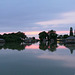 Village flottant de Pressac (Vienne) France