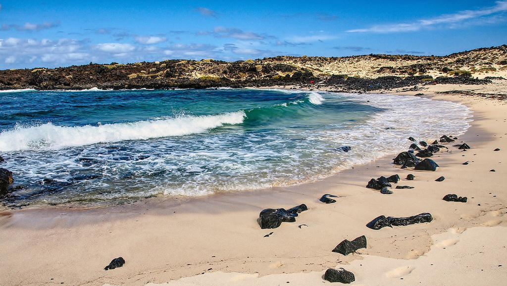 Playa del Caletón Blanco, Lanzarote.