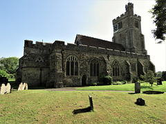 biddenden church, kent  (5)c14 north aisle, tower c. 1450-1550