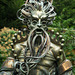 A close up of a statue in Chester Zoo