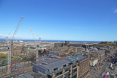 Views from the St Giles Monument in Princes Street