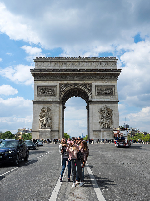 Paris, The Arc de Triomphe