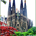 Barcellona : La Sagrada Familia - vista posteriore