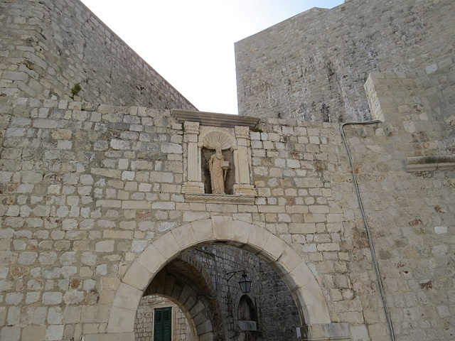 Dubrovnik : porte de Ploce.