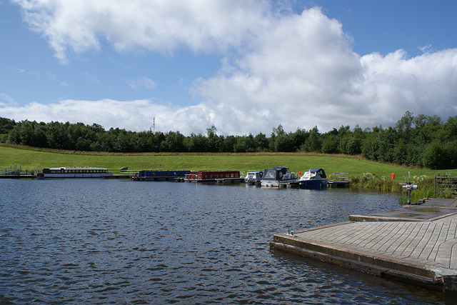 Canal Boats At The Falkirk Wheel