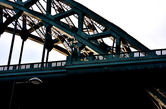 Light on the Tyne Bridge
