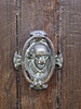 Male head door knocker