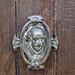 Male head door knocker
