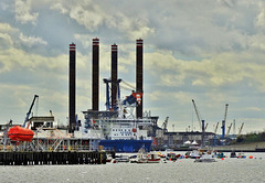 Rounding a bend in The River Tyne