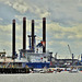 Rounding a bend in The River Tyne