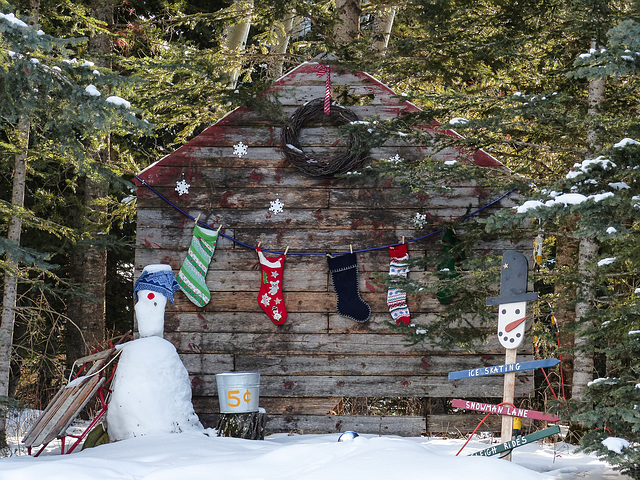 A rural Christmas