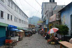 Guatemala, Street in the Small Town of San Pedro La Laguna