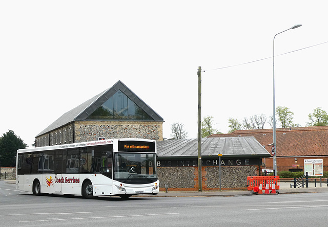 Coach Services of Thetford CS67 BUS in Thetford - 1 May 2022 (P1110432)