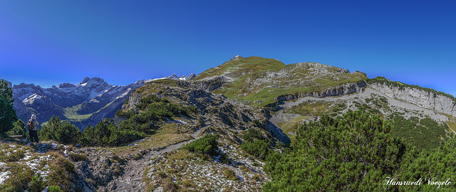 Wanderweg von der Ebenalp zum Schäfler im Alpstein