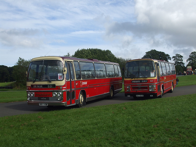 DSCF5506 Barton Transport 1286 (XRR 615M) and 564 (KAU 564V) at Showbus - 25 Sep 2016