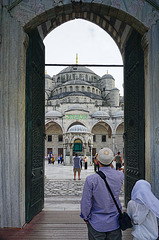 Pforte zur Sultanahmet Moschee (Blaue Moschee) - please enlarge