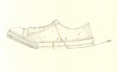 Tennis Shoe Drawing