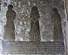 biddenden church, kent  (12)brass to margaret goldwell +1499 and husbands, made c.1520