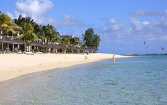 WHITE SAND, BLUE SEA.