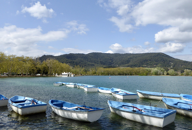 Blue boats