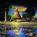 Sukhothaï, temple le Chedi de la Vieille ville !