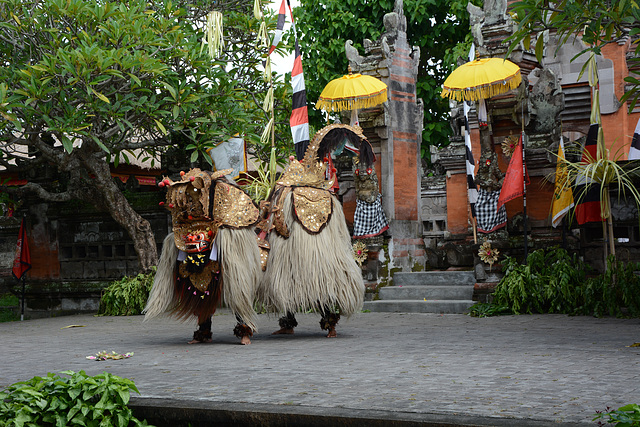 Indonesia, Scene from the Barong Dance, the Main Hero Appeared