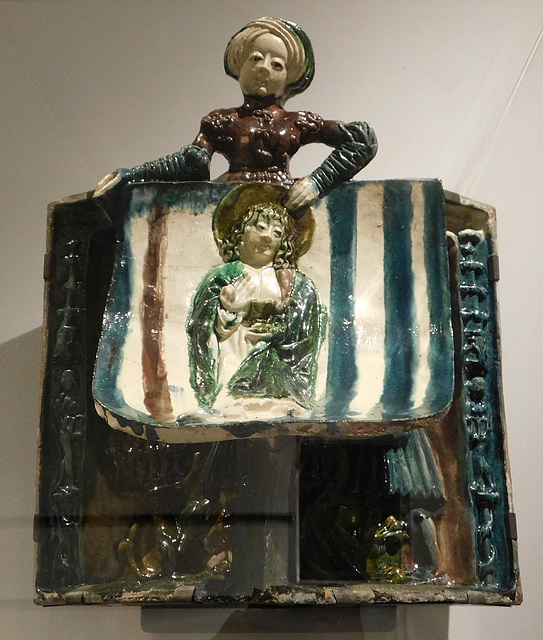 Stove Tile with a Woman Presenting St. John in the Metropolitan Museum of Art, January 2018