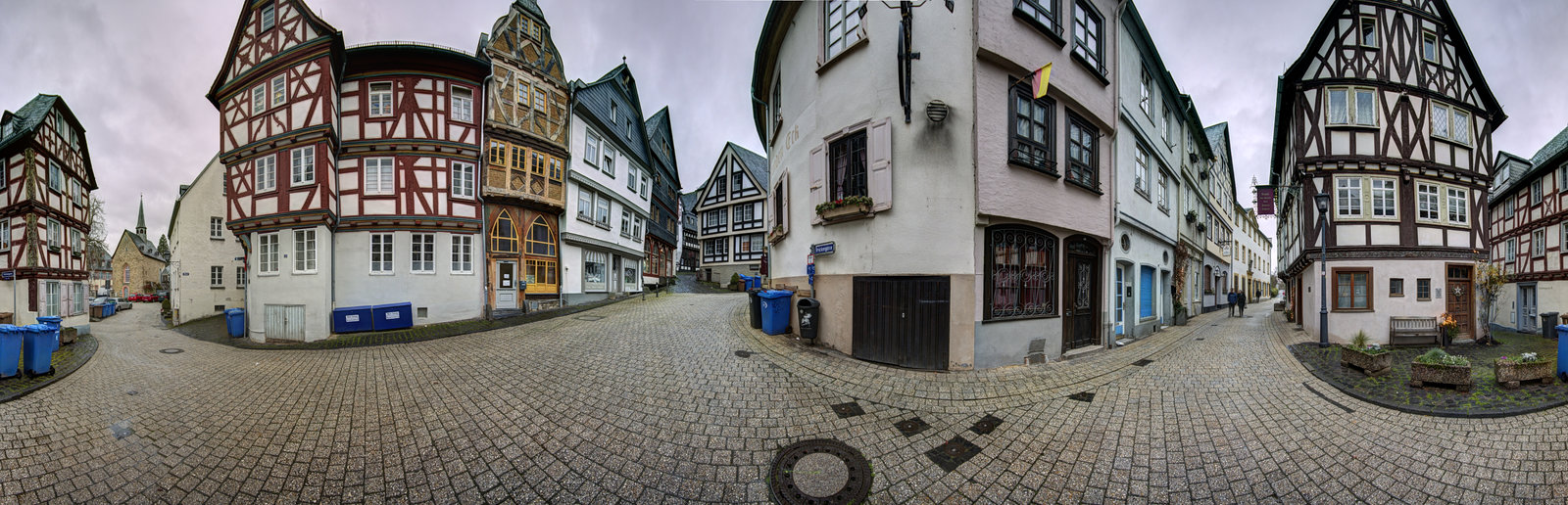 Limburg/Hesse_Brückengasse_360°-Panorama